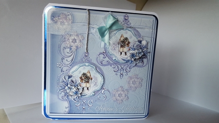 Vintage Santa Baubles by Diane Carbis