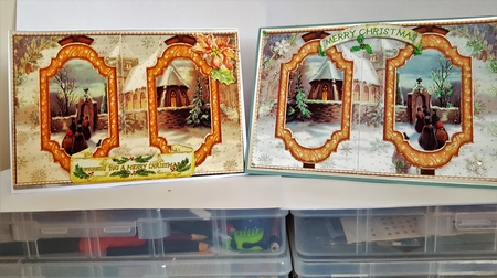 Toppers Christmas Vintage Church by Diane Carbis