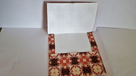 Vintage Shabby Roses 5x5 Envelope by Diane Carbis