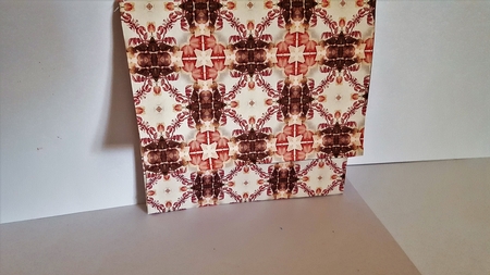 Vintage Shabby Roses 5x5 Envelope by Diane Carbis