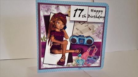 Teenage Girl Birthday #5 - Age 13 to 18 by Diane Carbis