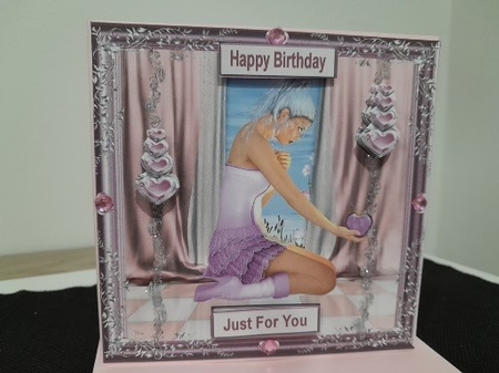 Birthday Moments Decoupage Topper by Diane Carbis