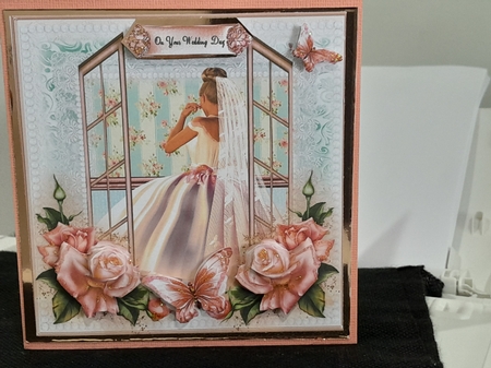The Brides Window Wedding Morning Topper by Diane Carbis