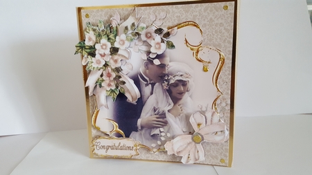 Vintage Wedding Couple by Diane Carbis