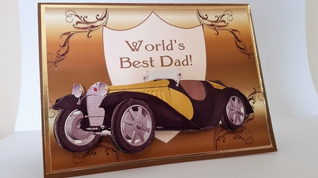 Vintage Car - Father's Day by Diane Carbis