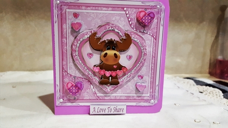 You Took My Heart Decoupage Topper by Diane Carbis