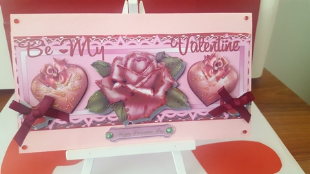 D.l. Valentie , Lovely Hearts, and Rose  by Diane Carbis