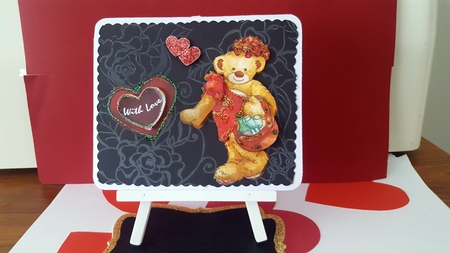 Happy Bear's Romantic Valentines Day by Diane Carbis