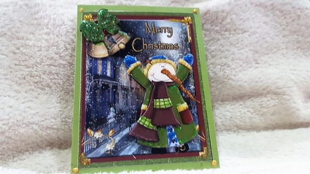 Mini Kit- Adorable Snowman for Xmas #2 by Diane Carbis