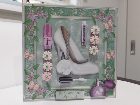 Birthday Makeup Decoupage 8x8ins Mini Kit 1 by Diane Carbis