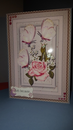 Roses & Butterflies Toppers by Diane Carbis
