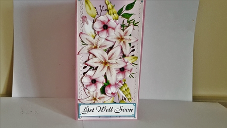 Pink Lilies and Peonies by Diane Carbis