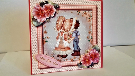  Bonnet Girl, Friends Forever by Diane Carbis