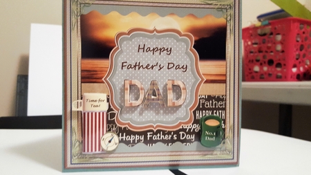 Happy Fathers Day Topper 12 by Diane Carbis