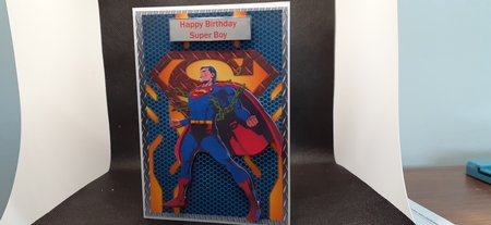 Super Hero - Retro Superman by Diane Carbis