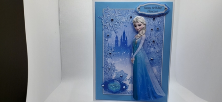 Frozen Fantasy Card Front Sheet 2 by Diane Carbis