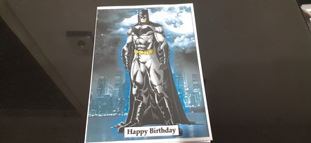 Batman 2 A5 Quick Card by Diane Carbis