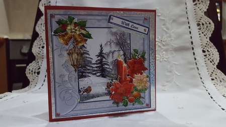 Junes Christmas Candle mini kit by Diane Carbis