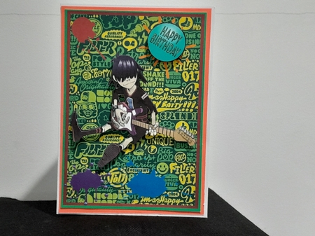 Teen Boy Guitar by Diane Carbis
