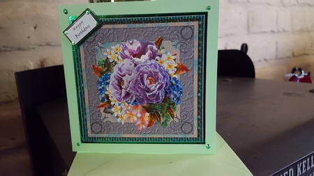 Purple Peonies Step By Step by Diane Carbis