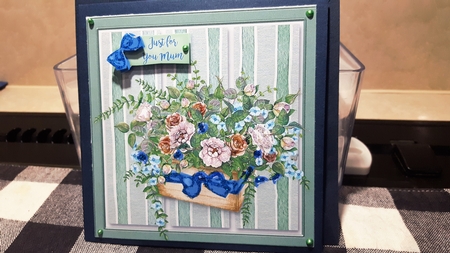 Spring is in the Box Card Topper by Diane Carbis