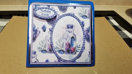 Bottled Gem Card Topper by Diane Carbis