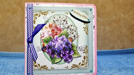Beautiful  Hydrangers  and Babys Breath by Diane Carbis