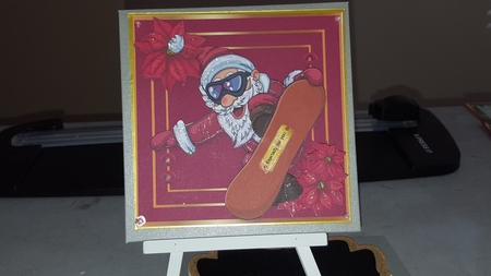 Simply Red Christmas Card 7 by Diane Carbis