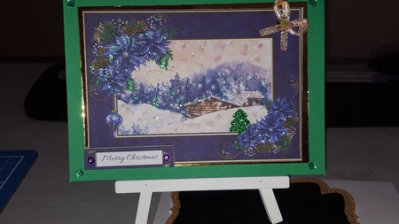Lovely Watercolor Cabin In The Woods by Diane Carbis