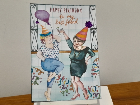 Best Friend Birthday by Diane Carbis