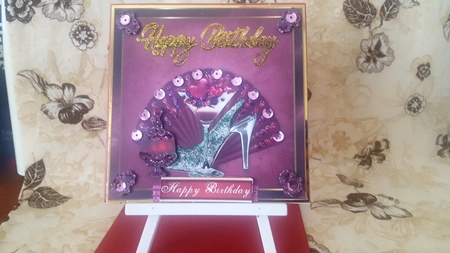 8x8 Birthday Glamour  by Diane Carbis