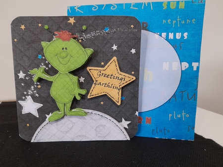 Out of This World Decoupage Birthday Card Kit by Diane Carbis