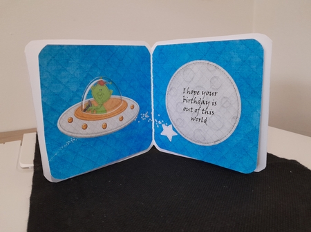 Out of This World Decoupage Birthday Card Kit by Diane Carbis
