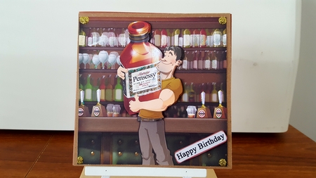 Brandy Dude 8x8 Quick Card by Diane Carbis