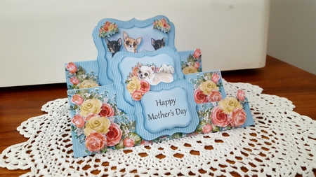 Stair Stepper Puppy Card Kit-1 by Diane Carbis