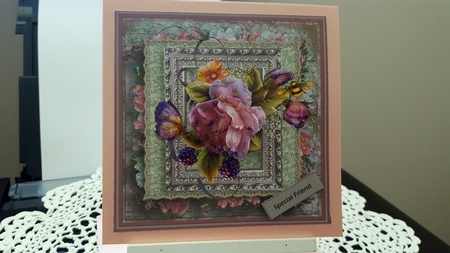 English rose and lace by Diane Carbis