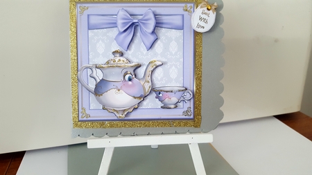 MRS POTTS 6x6 by Diane Carbis
