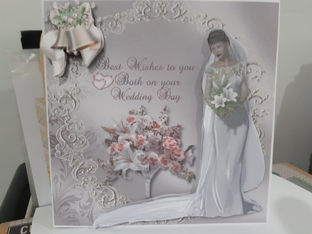 Blushing Bride - Suitable for both male/female and female/female weddings  by Diane Carbis