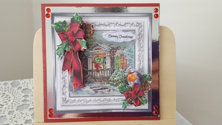 The Christmas door by Diane Carbis
