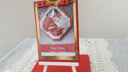Christmas in July Santa 2 Pyramage 2 by Diane Carbis