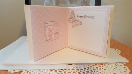 Lola Elephant & Lace square landscape insert by Diane Carbis