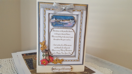 Padded Frame Christmas - Perfect Chance by Diane Carbis