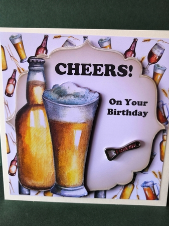Birthday Cheers - Lager by Diane Dawson