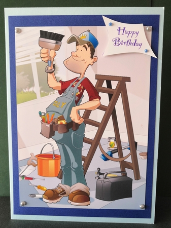 King Of DIY Dude A4 by Diane Dawson