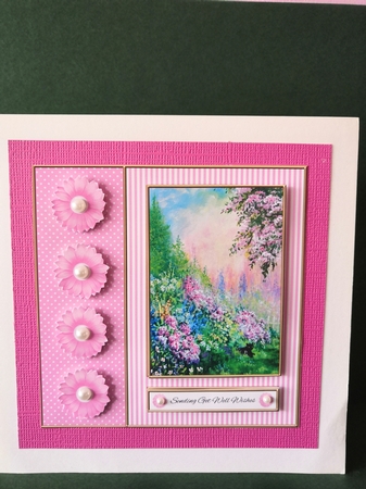 Kitten in the garden - Get Well Topper by Diane Dawson