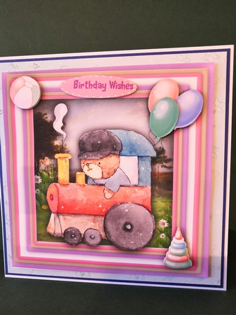 Bears Birthday Train  by Diane Dawson