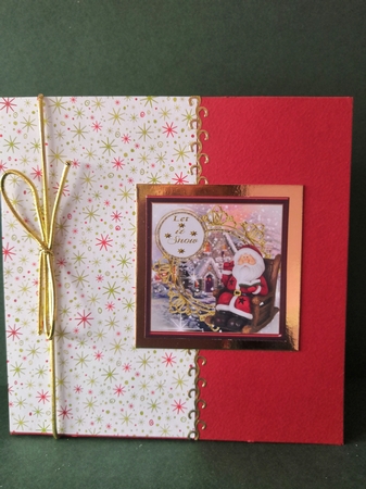 Santa tells a story by Diane Dawson