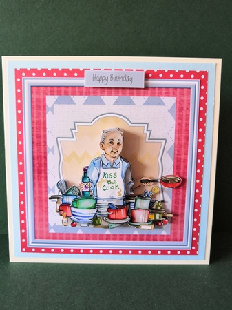 Master chef 7x7 card by Diane Dawson