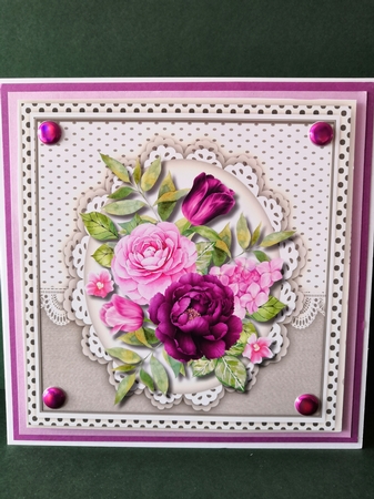 Gorgeous Pink and Lilac Peony Roses by Diane Dawson