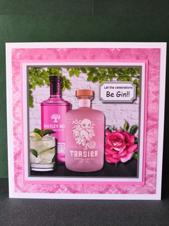 Let the celebrations Be Gin female by Diane Dawson